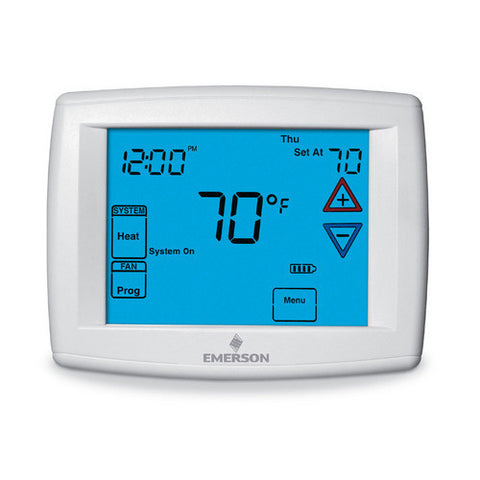 1F97-1277,  White Rogers Programmable, Blue Digital  12" Touch Screen Thermostat