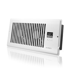 AIRTAP T4, QUIET REGISTER BOOSTER FAN SYSTEM, WHITE, FOR 4” X 10” REGISTERS