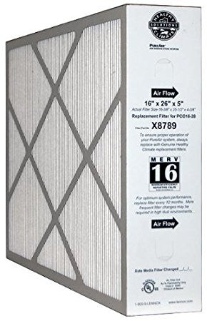 X8789  Lennox Healthy Climate PureAir Replacement Merv 16 Filter
